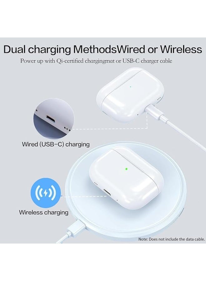 علبة شحن لاسلكية متوافقة مع AirPods Pro الجيل الثالث 2025 (غير متوافقة مع الجيل الثاني)، منفذ USB-C، بديل لعلبة شحن AirPods Pro 3 (السماعات غير متضمنة). - Image 4